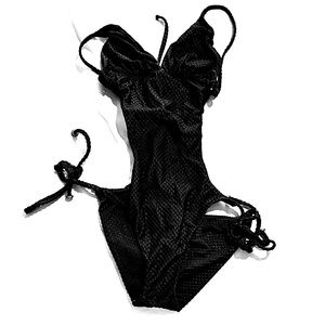 Monokini from Brazil , black size small.